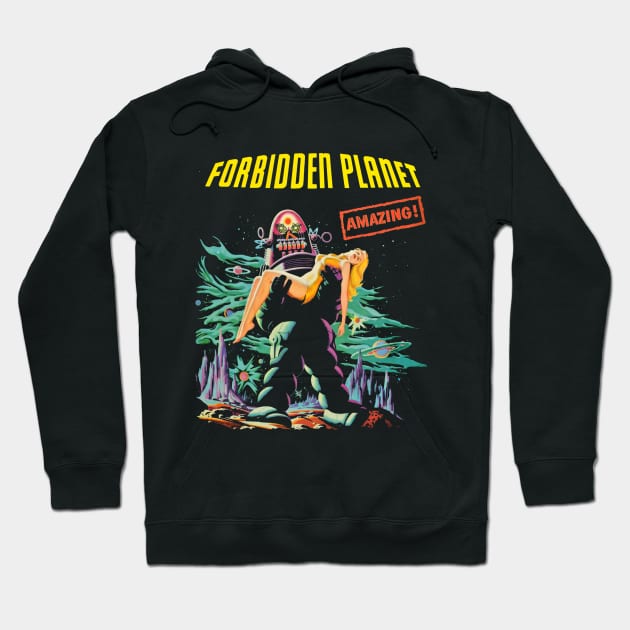 Forbidden Planet (1956) Hoodie by Stupiditee